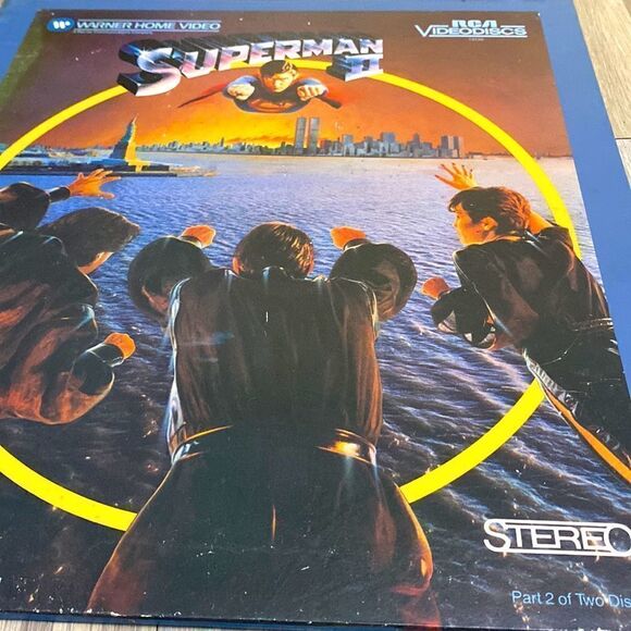 RCA Superman The Movie Part 1 of 2 Disc CED Selectavision Video Disc wall Art - Picture 4 of 4